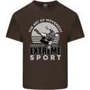 Parkour Free Running the Art of Movement Mens Cotton T-Shirt Tee Top Dark Chocolate