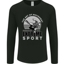 Parkour Free Running the Art of Movement Mens Long Sleeve T-Shirt Black