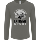 Parkour Free Running the Art of Movement Mens Long Sleeve T-Shirt Charcoal