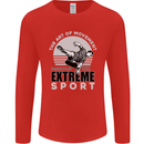 Parkour Free Running the Art of Movement Mens Long Sleeve T-Shirt Red
