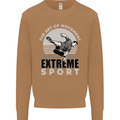 Parkour Free Running the Art of Movement Mens Sweatshirt Jumper Caramel Latte