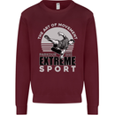 Parkour Free Running the Art of Movement Mens Sweatshirt Jumper Maroon