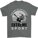 Parkour Free Running the Art of Movement Mens T-Shirt Cotton Gildan Charcoal