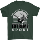 Parkour Free Running the Art of Movement Mens T-Shirt Cotton Gildan Forest Green