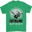 Parkour Free Running the Art of Movement Mens T-Shirt Cotton Gildan Irish Green