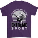 Parkour Free Running the Art of Movement Mens T-Shirt Cotton Gildan Purple