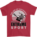 Parkour Free Running the Art of Movement Mens T-Shirt Cotton Gildan Red