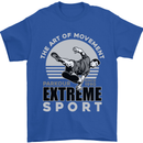 Parkour Free Running the Art of Movement Mens T-Shirt Cotton Gildan Royal Blue
