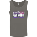 Parkour Free Running the Art of Movement Mens Vest Tank Top Charcoal