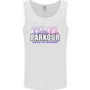 Parkour Free Running the Art of Movement Mens Vest Tank Top White