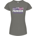 Parkour Free Running the Art of Movement Womens Petite Cut T-Shirt Charcoal
