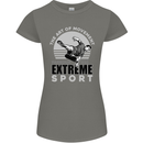 Parkour Free Running the Art of Movement Womens Petite Cut T-Shirt Charcoal