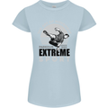 Parkour Free Running the Art of Movement Womens Petite Cut T-Shirt Light Blue