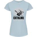 Parkour Free Running the Art of Movement Womens Petite Cut T-Shirt Light Blue