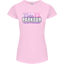 Parkour Free Running the Art of Movement Womens Petite Cut T-Shirt Light Pink