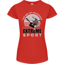 Parkour Free Running the Art of Movement Womens Petite Cut T-Shirt Red