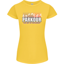 Parkour Free Running the Art of Movement Womens Petite Cut T-Shirt Yellow