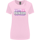 Parkour Free Running the Art of Movement Womens Wider Cut T-Shirt Light Pink