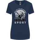 Parkour Free Running the Art of Movement Womens Wider Cut T-Shirt Navy Blue