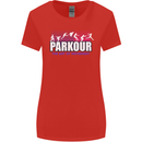 Parkour Free Running the Art of Movement Womens Wider Cut T-Shirt Red