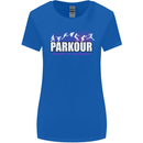 Parkour Free Running the Art of Movement Womens Wider Cut T-Shirt Royal Blue