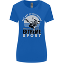 Parkour Free Running the Art of Movement Womens Wider Cut T-Shirt Royal Blue