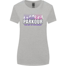 Parkour Free Running the Art of Movement Womens Wider Cut T-Shirt Sports Grey