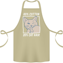 Part Cotton Part Cat Hair Funny Cotton Apron 100% Organic Khaki