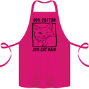 Part Cotton Part Cat Hair Funny Cotton Apron 100% Organic Pink