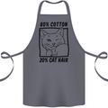 Part Cotton Part Cat Hair Funny Cotton Apron 100% Organic Steel
