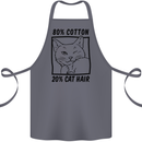 Part Cotton Part Cat Hair Funny Cotton Apron 100% Organic Steel