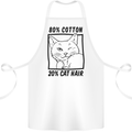 Part Cotton Part Cat Hair Funny Cotton Apron 100% Organic White
