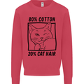 Part Cotton Part Cat Hair Funny Kids Sweatshirt Jumper Heliconia
