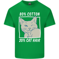 Part Cotton Part Cat Hair Funny Kids T-Shirt Childrens Irish Green
