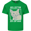 Part Cotton Part Cat Hair Funny Mens Cotton T-Shirt Tee Top Irish Green
