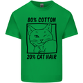 Part Cotton Part Cat Hair Funny Mens Cotton T-Shirt Tee Top Irish Green