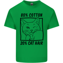 Part Cotton Part Cat Hair Funny Mens Cotton T-Shirt Tee Top Irish Green