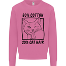 Part Cotton Part Cat Hair Funny Mens Sweatshirt Jumper Azalea