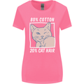 Part Cotton Part Cat Hair Funny Womens Wider Cut T-Shirt Azalea