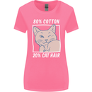 Part Cotton Part Cat Hair Funny Womens Wider Cut T-Shirt Azalea