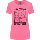 Part Cotton Part Cat Hair Funny Womens Wider Cut T-Shirt Azalea