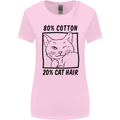 Part Cotton Part Cat Hair Funny Womens Wider Cut T-Shirt Light Pink