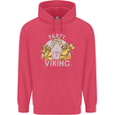 Party Like a Viking Thor Odin Valhalla Childrens Kids Hoodie Heliconia