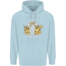 Party Like a Viking Thor Odin Valhalla Childrens Kids Hoodie Light Blue