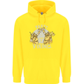 Party Like a Viking Thor Odin Valhalla Childrens Kids Hoodie Yellow