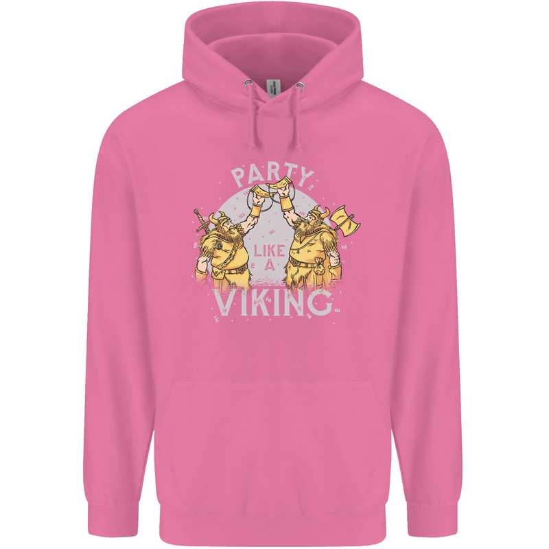 Party Like a Viking Thor Odin Valhalla Mens 80% Cotton Hoodie Azelea