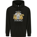 Party Like a Viking Thor Odin Valhalla Mens 80% Cotton Hoodie Black