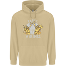 Party Like a Viking Thor Odin Valhalla Mens 80% Cotton Hoodie Sand