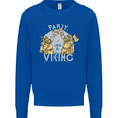 Party Like a Viking Thor Odin Valhalla Mens Sweatshirt Jumper Royal Blue