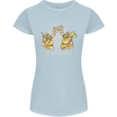 Party Like a Viking Thor Odin Valhalla Womens Petite Cut T-Shirt Light Blue